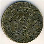 Сирия, 5 пиастров (1926&ndash;1940 г.)