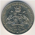 Dominica, 4 dollars, 1970