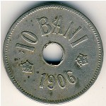 Romania, 10 бани, 1906