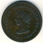 British Guiana, 1 stiver, 1838