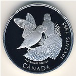 Canada, 50 cents, 1995