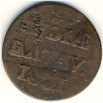 Sumatra, 1/2 duit, 1816–1822