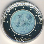 Nauru, 10 dollars, 2003
