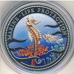 Palau, 1 dollar, 1995