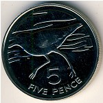 Saint Helena Island and Ascension, 5 pence, 1984
