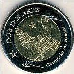 Galapagos Islands., 2 dolares, 2008