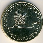 Новая Зеландия, 2 доллара (1999–2018 г.)