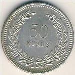 Turkey, 50 kurus, 1947–1948