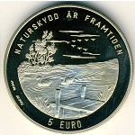 Sweden., 5 euro, 1996