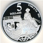 Australia, 5 dollars, 1995