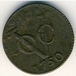 Нидерландская Индия, 1 дуит (1750 г.)
