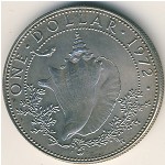 Багамские острова, 1 доллар (1971&ndash;1973 г.)