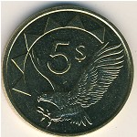 Намибия, 5 долларов (1993 г.)
