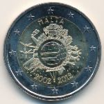 Мальта, 2 евро (2012 г.)