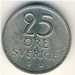 Sweden, 25 эре, 1966&ndash;1973
