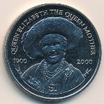 Virgin Islands, 1 dollar, 2000