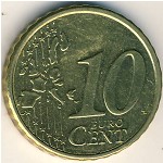 Финляндия, 10 евроцентов (1999&ndash;2006 г.)