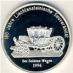 Liechtenstein, 20 euro, 1996