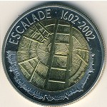 Switzerland, 5 francs, 2002