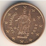 San Marino, 2 euro cent, 2002–2008