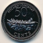 Pitcairn Islands, 50 cents, 2009–2010