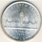 Канада, 1 доллар (1939 г.)