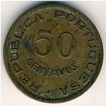 Mozambique, 50 сентаво, 1957