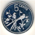 Белиз, 5 центов (1977 г.)