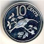 Белиз, 10 центов (1975&ndash;1981 г.)