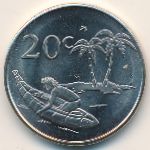 Tokelau, 20 cents, 2017