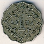Британская Индия, 1 анна (1912–1936 г.)