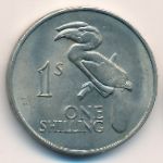 Zambia, 1 shilling, 1964