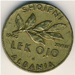 Албания, 0,1 лек (1940&ndash;1941 г.)