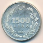 Турция, 1500 лир (1983 г.)