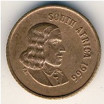 South Africa, 1 cent, 1965–1969