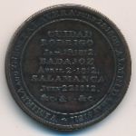 Wellington, 1/2 penny, 1812