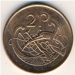 Ireland, 2 pence, 1990–2000