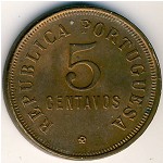 Angola, 5 сентаво, 1921