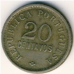Angola, 20 centavos, 1921–1922