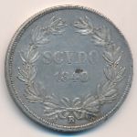 Papal States, 1 scudo, 1846–1848
