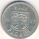 Fiji, 1 florin, 1937