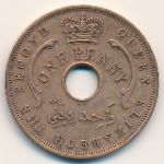British West Africa, 1 penny, 1956–1958