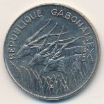 Gabon, 100 francs, 1975–1985
