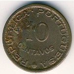 Mozambique, 10 сентаво, 1960&ndash;1961