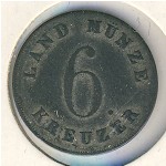 Saxe-Coburg-Gotha, 6 kreuzer, 1831&ndash;1837