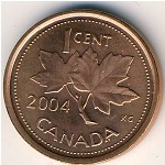 Canada, 1 cent, 2003–2012