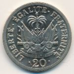 Haiti, 20 centimes, 1970