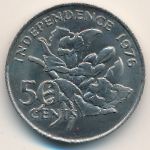 Seychelles, 50 cents, 1976