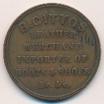 New Zealand, 1 penny, 1864