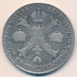 Milan, 1 kronenthaler, 1792–1800